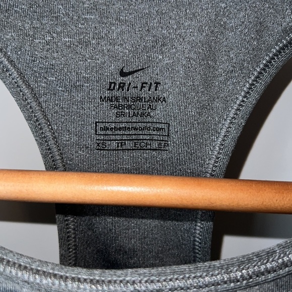Nike Gray Sport Bra Size XS - Picture 2 of 4